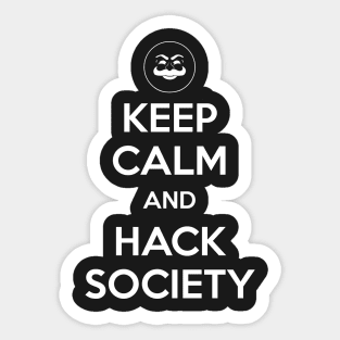 Hack Society! Sticker